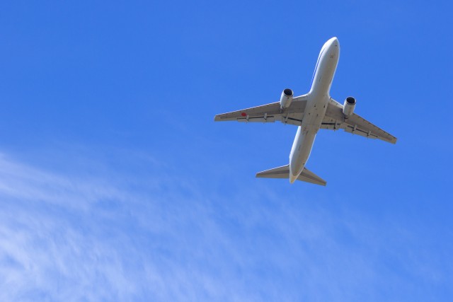 青空と飛行機