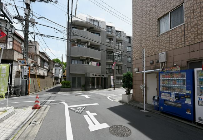戸越駅からのルート(直進)