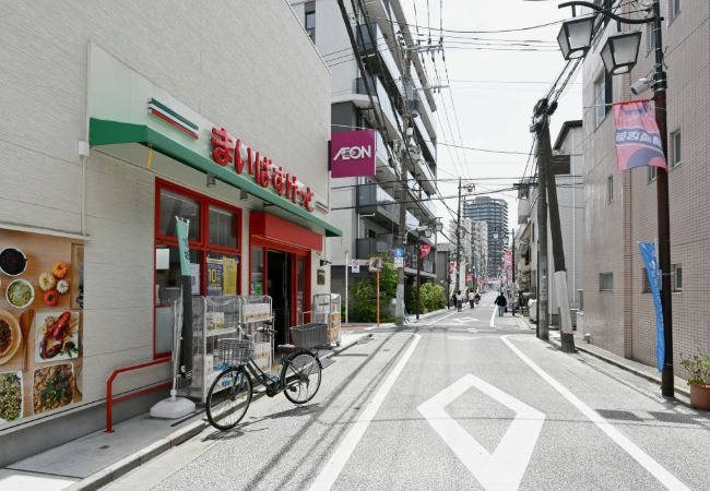戸越銀座駅からのルート(まいばすけっとのある道を直進)