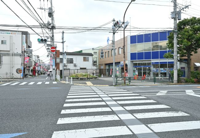 戸越公園駅からのルート(交差点)