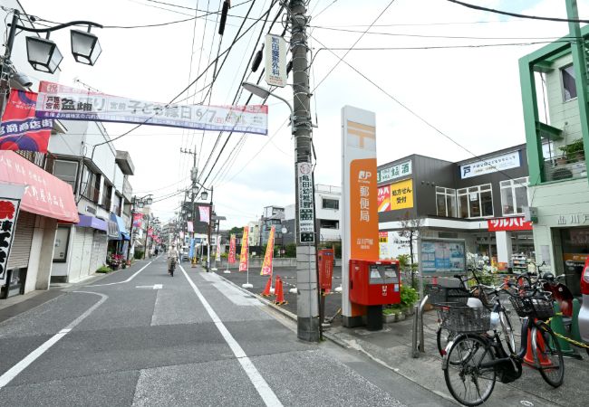 戸越公園駅からのルート(ツルハドラッグ様の建物)